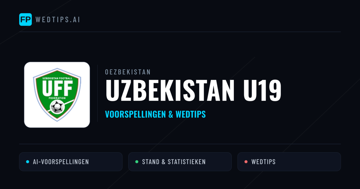 Uzbekistan U19 voorspellingen & statistieken