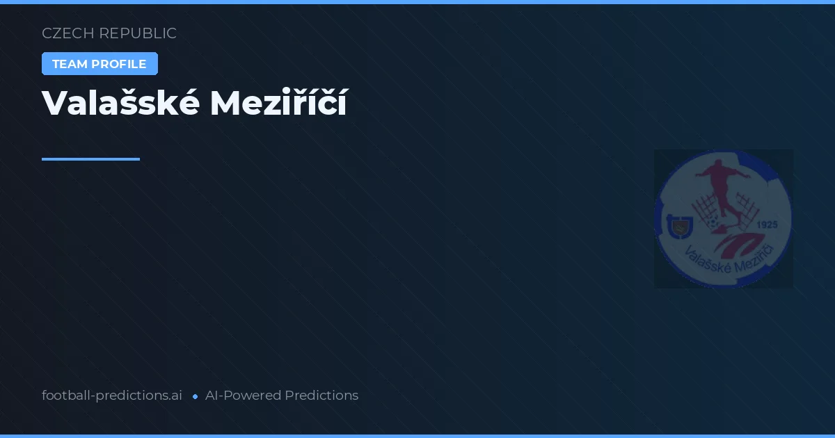 Valašské Meziříčí voorspellingen & statistieken