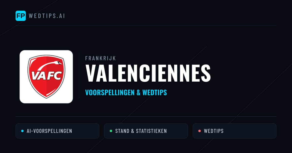 Valenciennes voorspellingen & statistieken