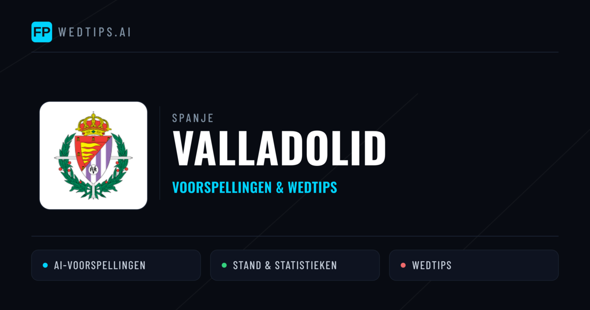 Valladolid voorspellingen & statistieken