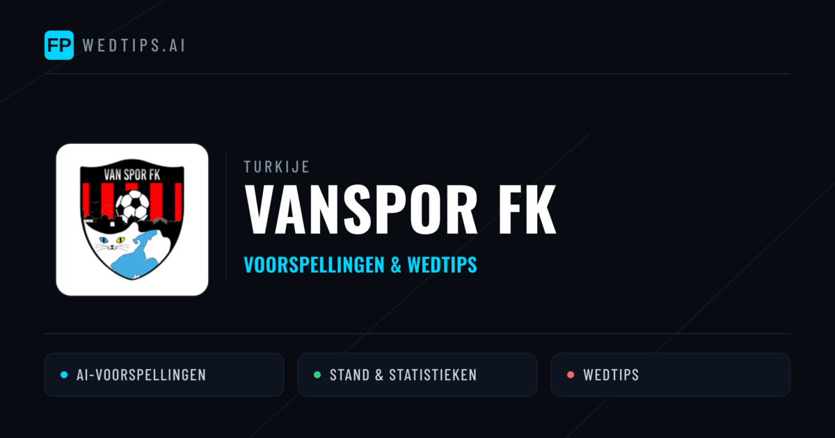 Vanspor FK voorspellingen & statistieken