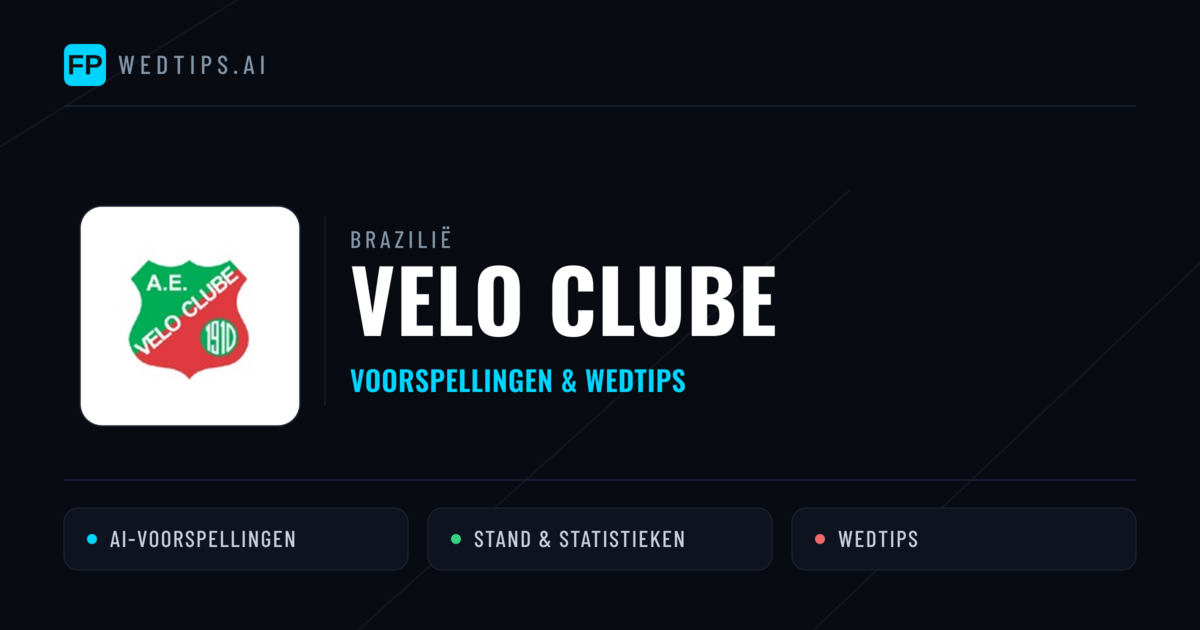 Velo Clube voorspellingen & statistieken