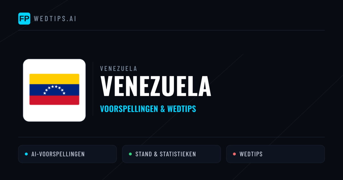 Venezuela voorspellingen & statistieken