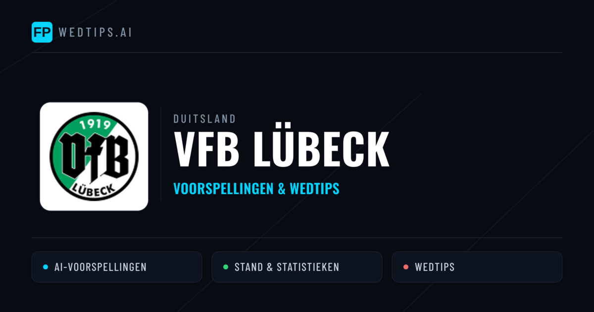 VfB Lübeck voorspellingen & statistieken