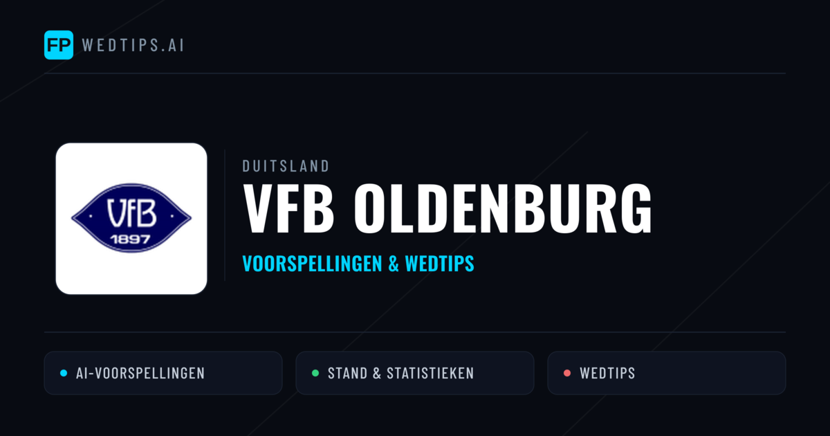 VfB Oldenburg voorspellingen & statistieken