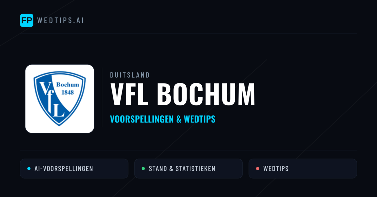 VfL Bochum voorspellingen & statistieken