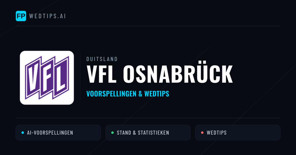 VfL Osnabrück voorspellingen & statistieken