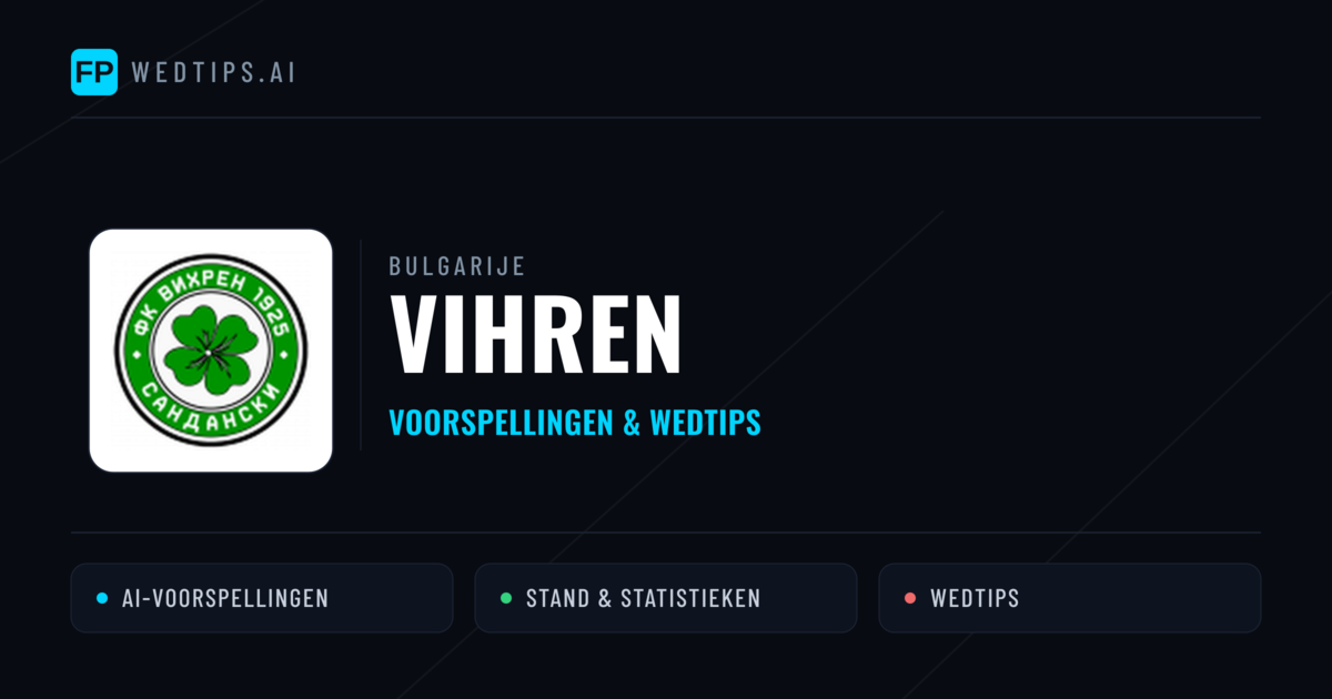 Vihren voorspellingen & statistieken