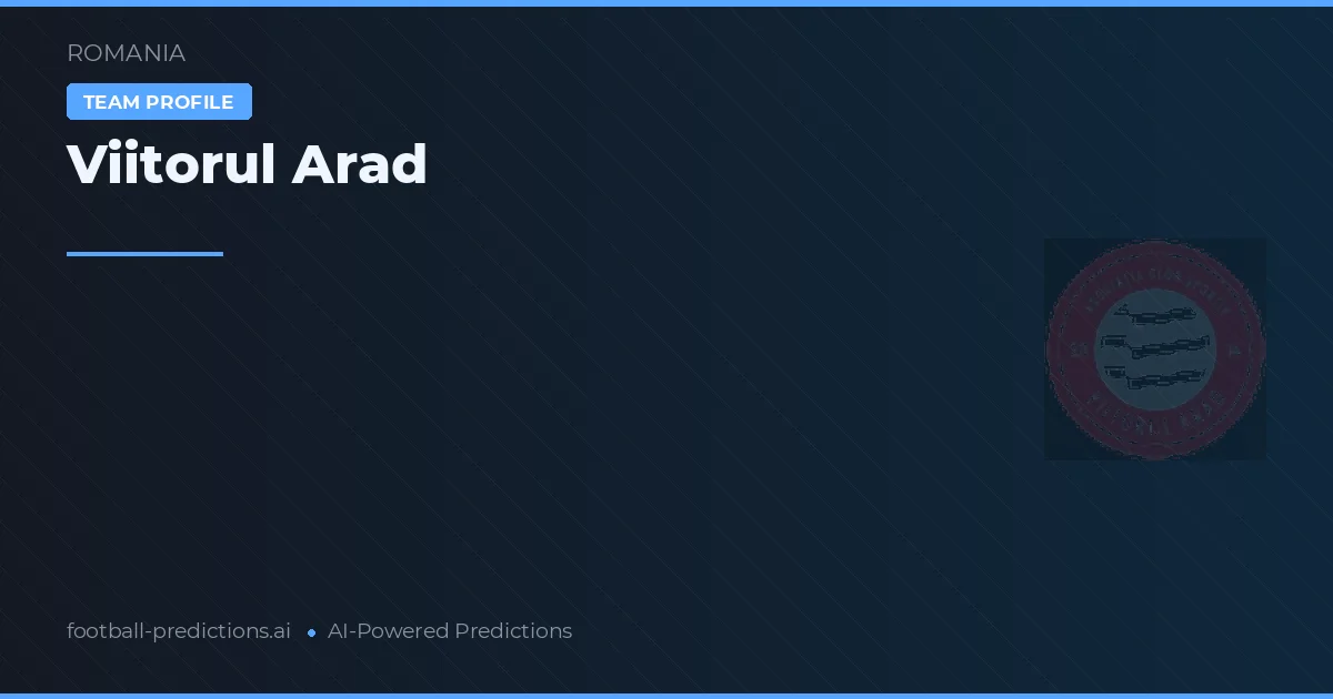 Viitorul Arad voorspellingen & statistieken