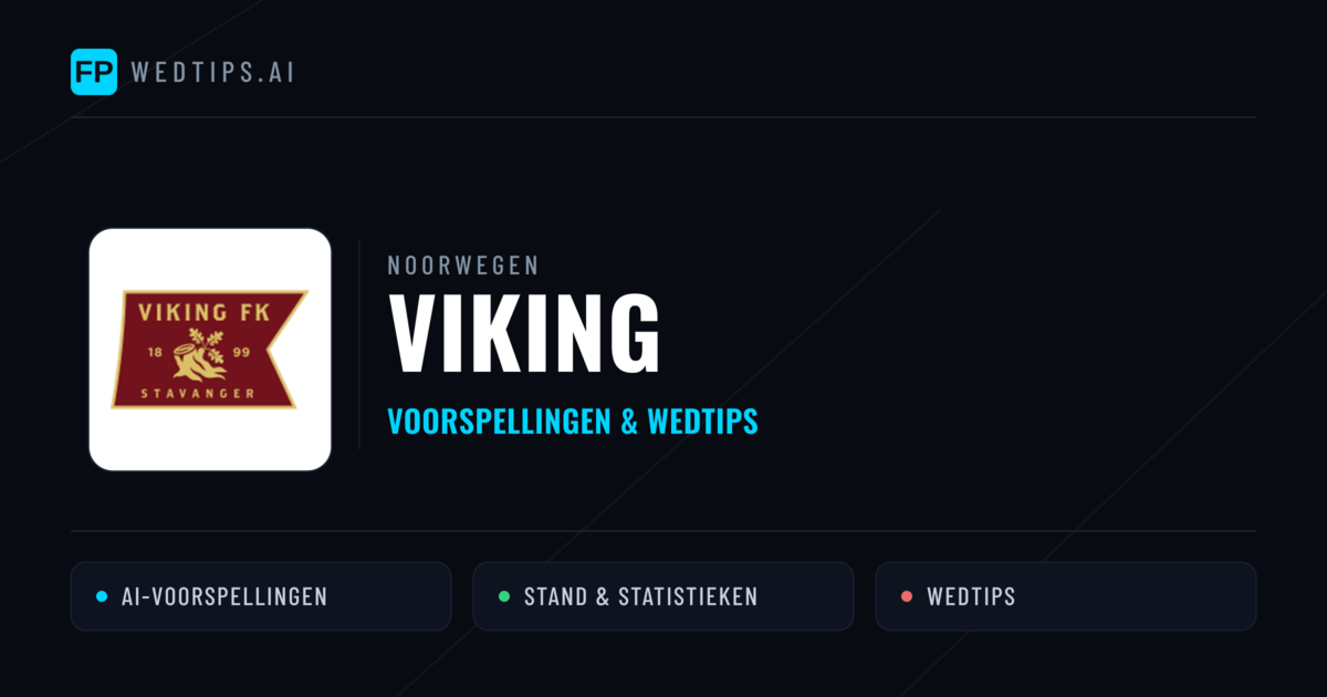 Viking voorspellingen & statistieken