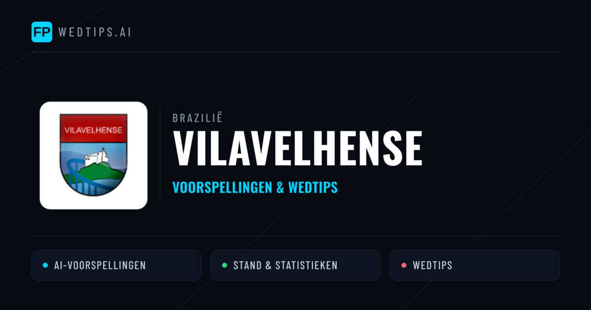 Vilavelhense voorspellingen & statistieken