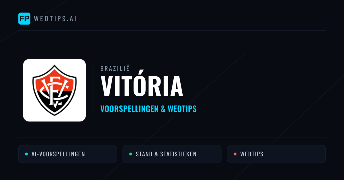 Vitória voorspellingen & statistieken