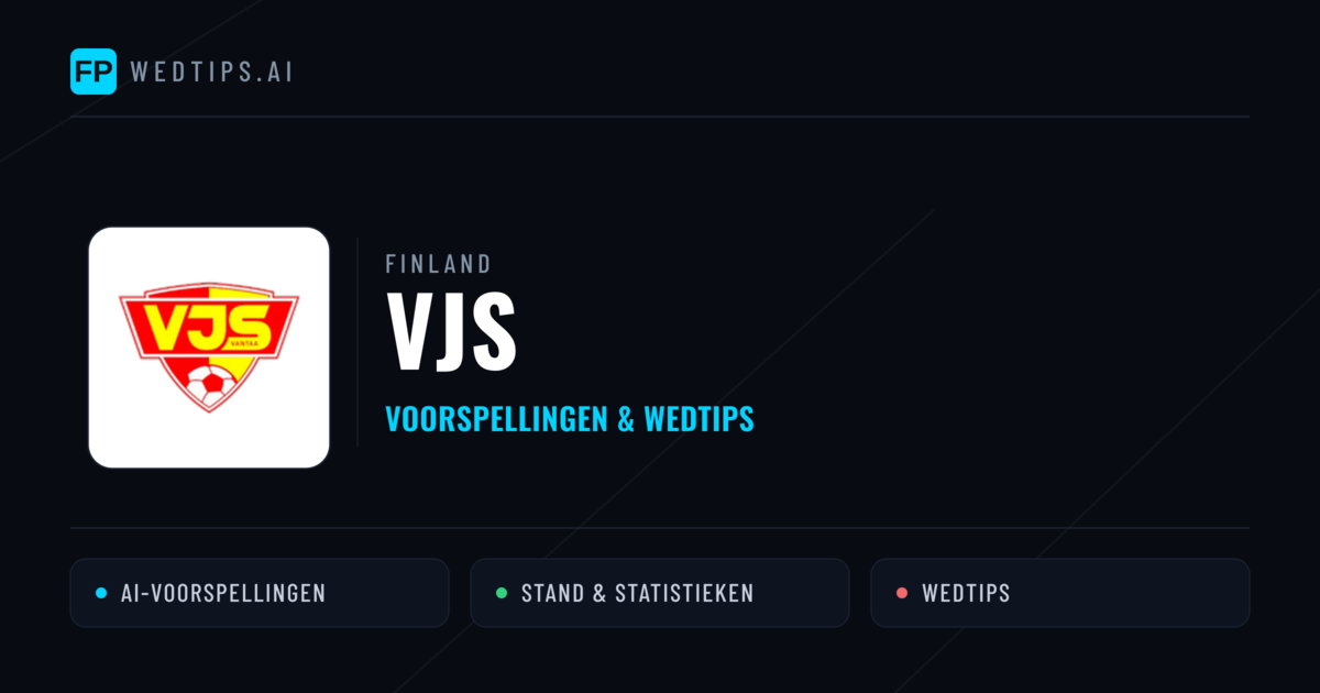 VJS voorspellingen & statistieken