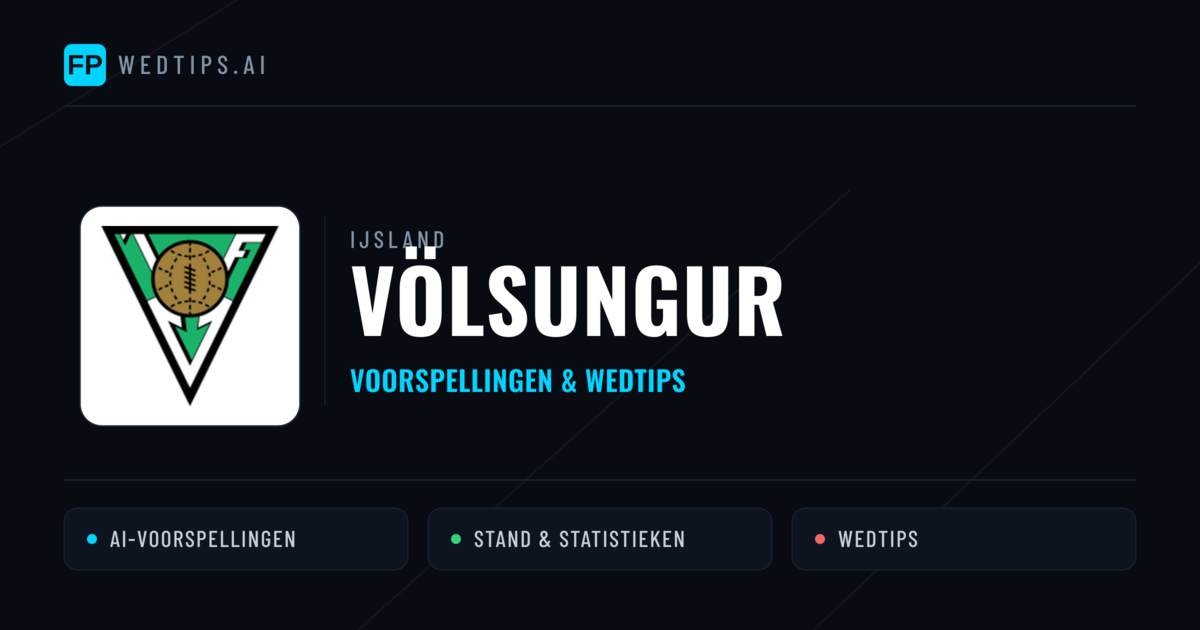 Völsungur voorspellingen & statistieken
