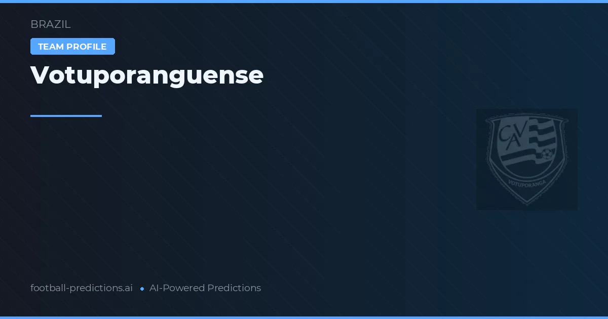 Votuporanguense voorspellingen & statistieken