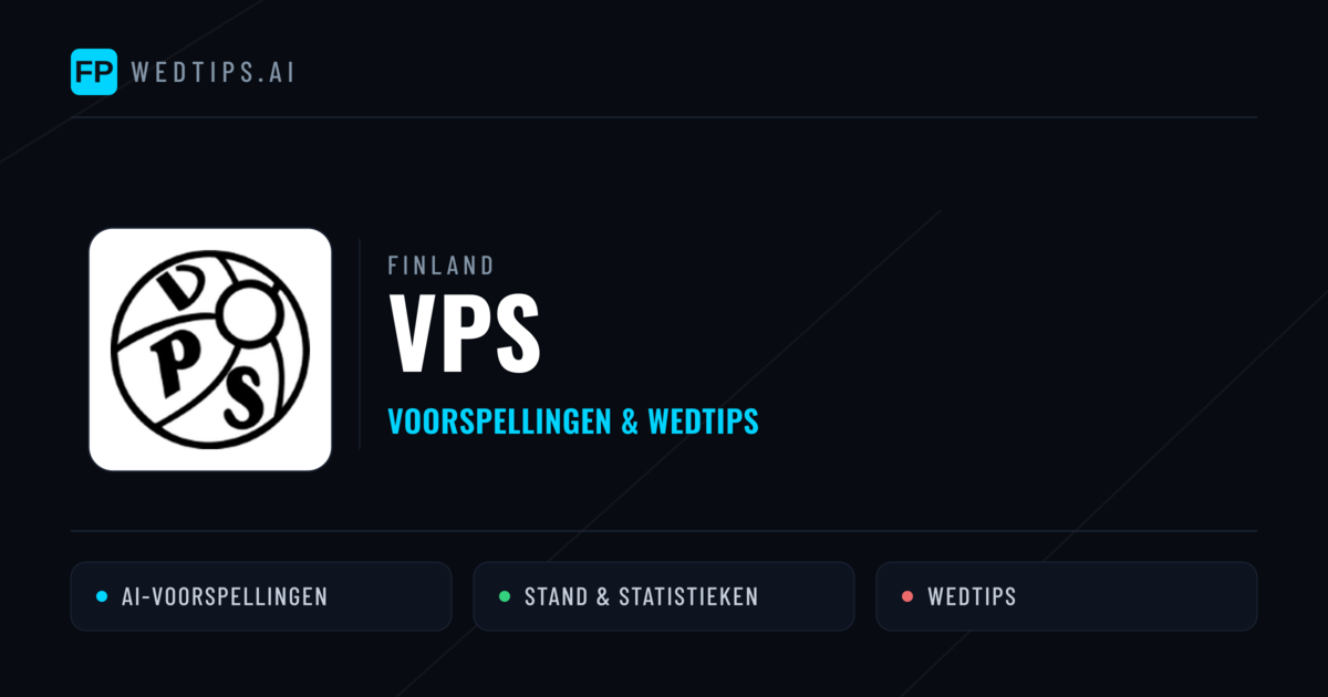 VPS voorspellingen & statistieken