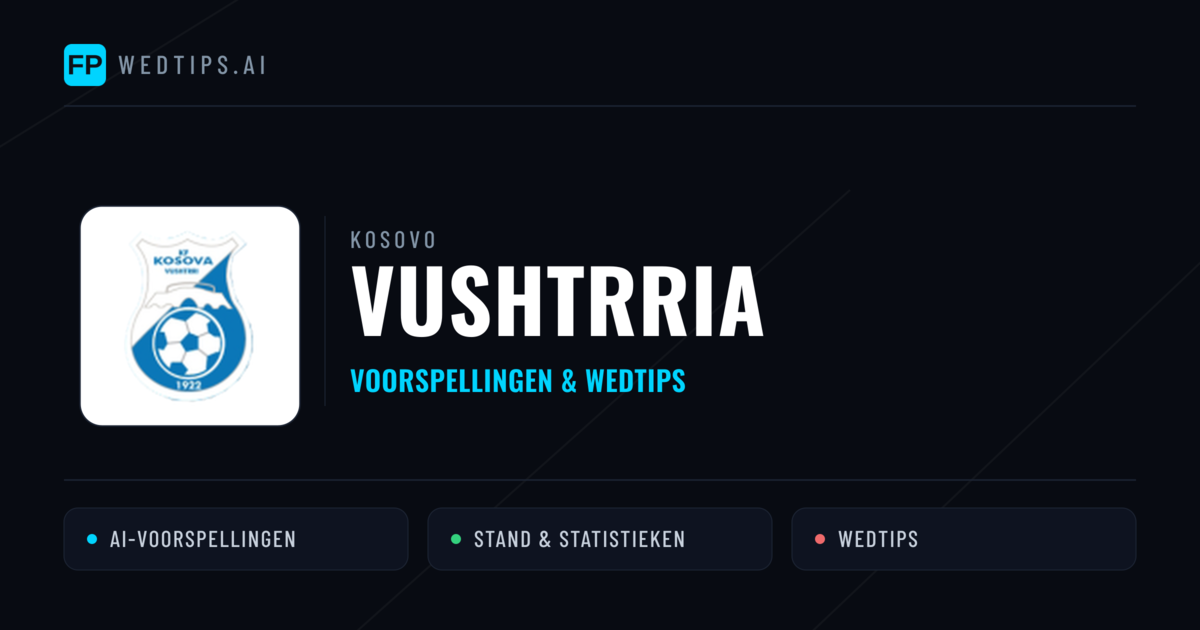 Vushtrria voorspellingen & statistieken