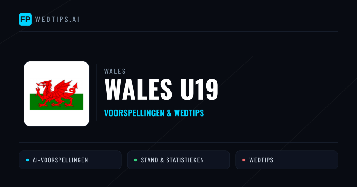 Wales U19 voorspellingen & statistieken