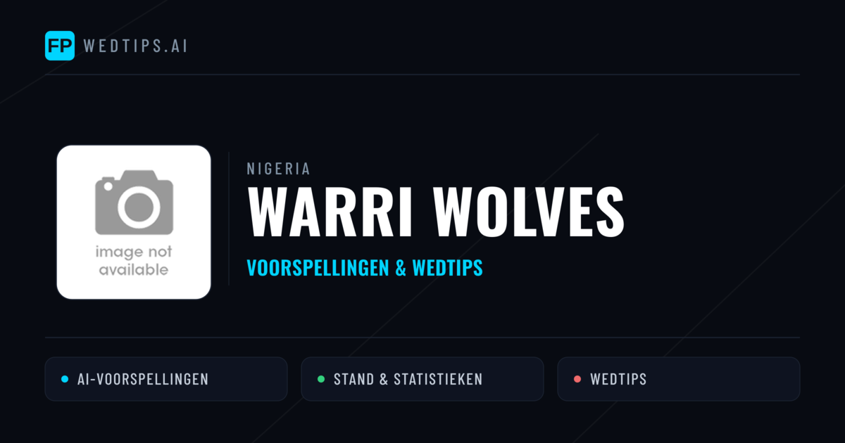 Warri Wolves voorspellingen & statistieken