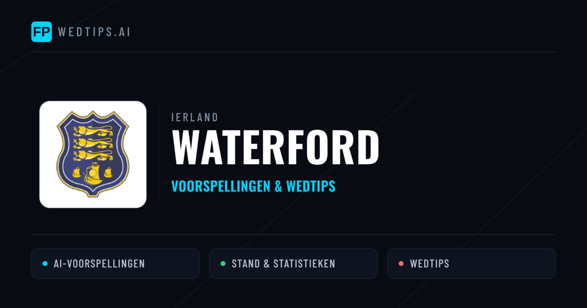 Waterford voorspellingen & statistieken