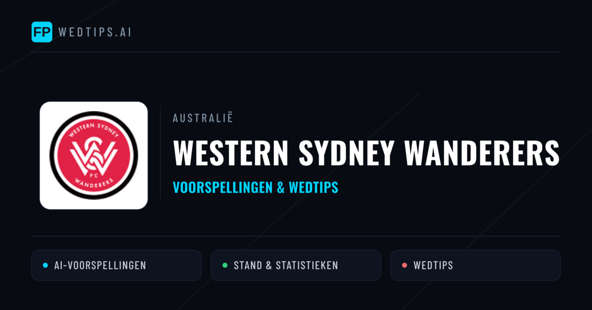 Western Sydney Wanderers voorspellingen & statistieken