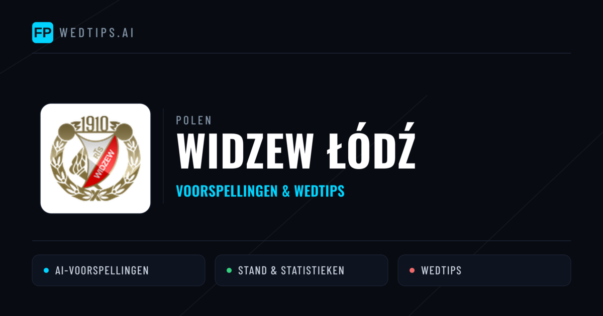 Widzew Łódź voorspellingen & statistieken