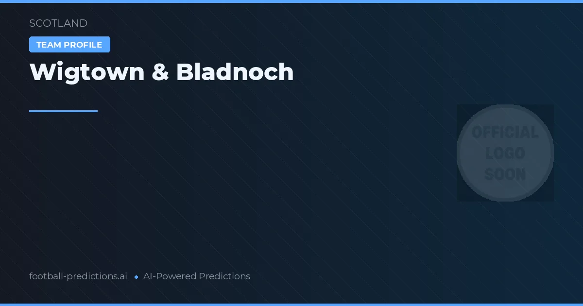 Wigtown & Bladnoch voorspellingen & statistieken
