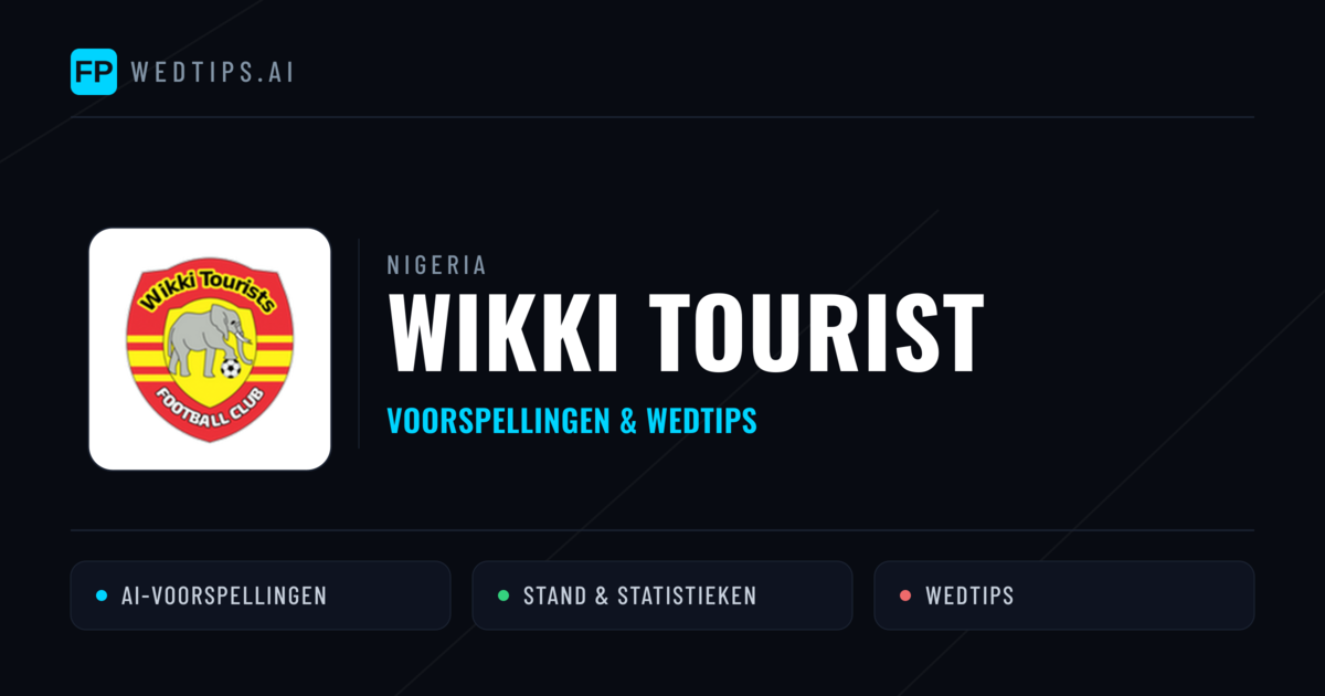 Wikki Tourist voorspellingen & statistieken