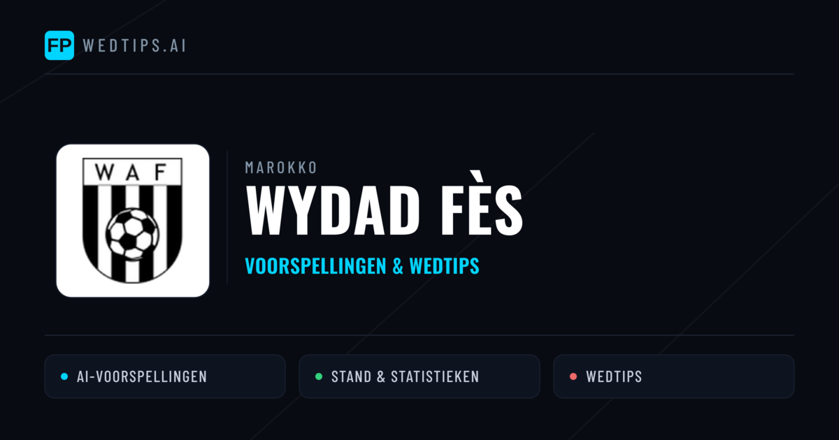 Wydad Fès voorspellingen & statistieken