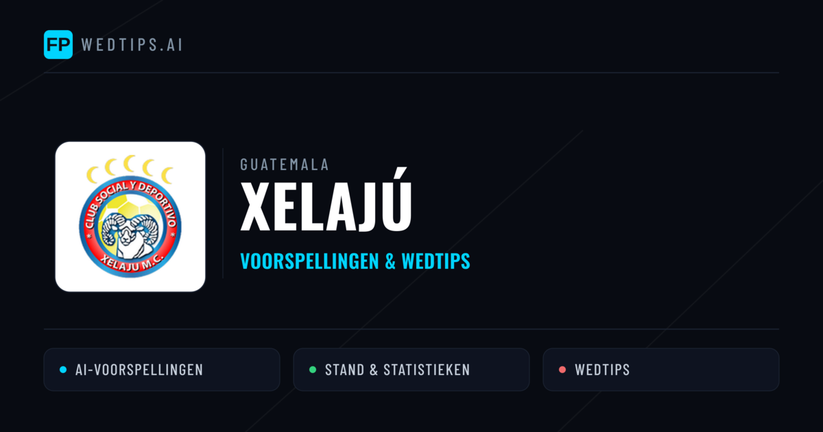 Xelajú voorspellingen & statistieken