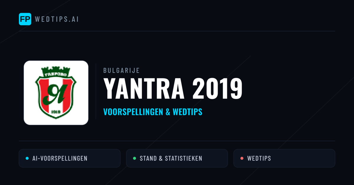 Yantra 2019 voorspellingen & statistieken