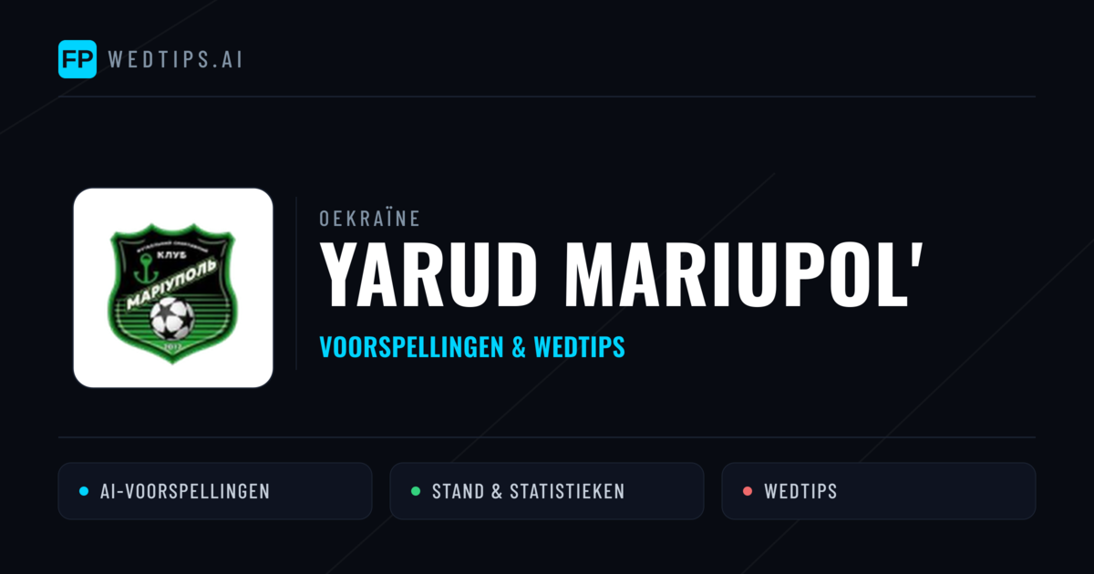 Yarud Mariupol' voorspellingen & statistieken