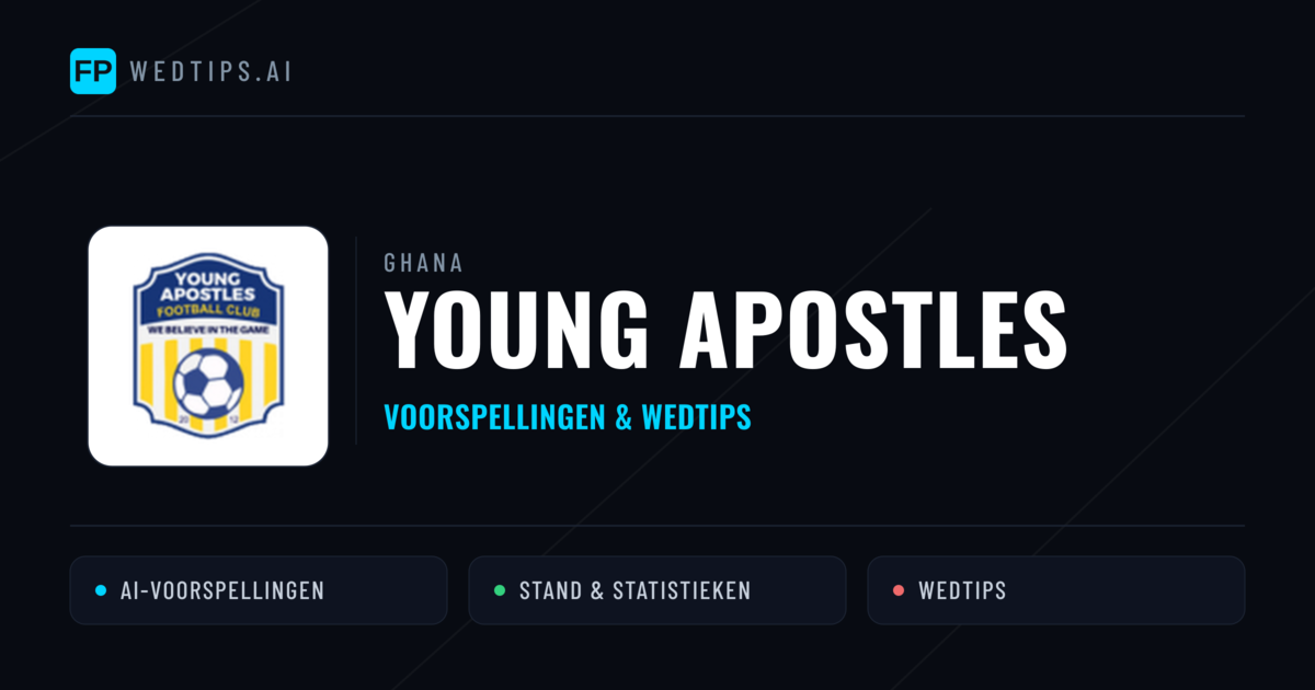 Young Apostles voorspellingen & statistieken