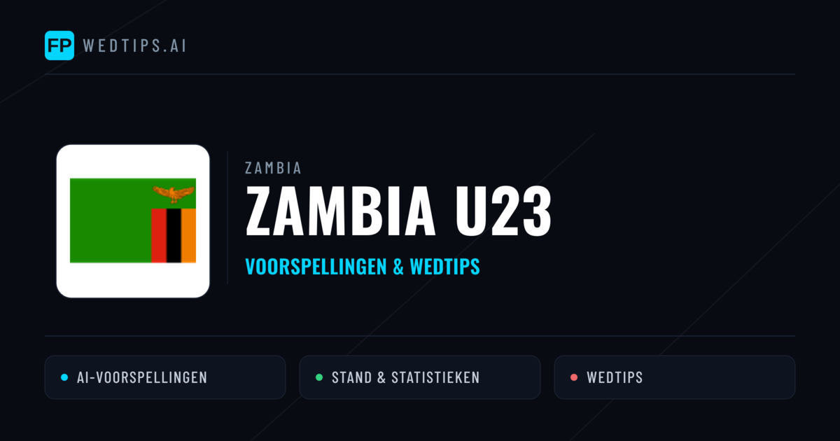 Zambia U23 voorspellingen & statistieken