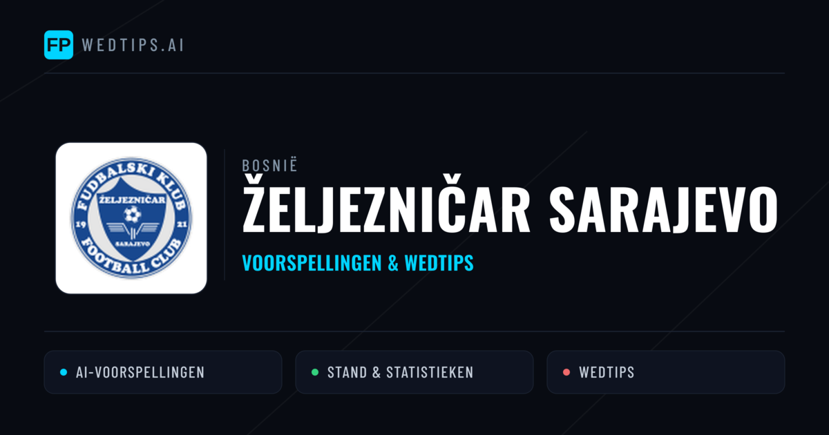 Željezničar Sarajevo voorspellingen & statistieken