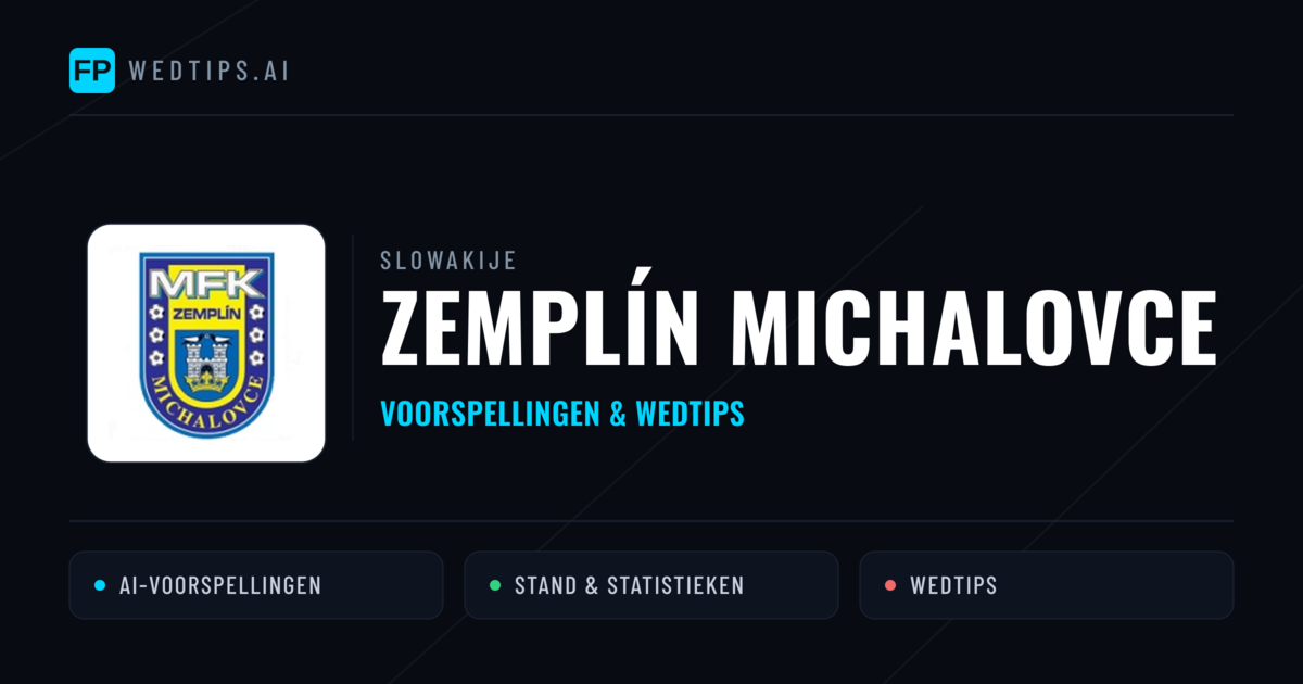 Zemplín Michalovce voorspellingen & statistieken