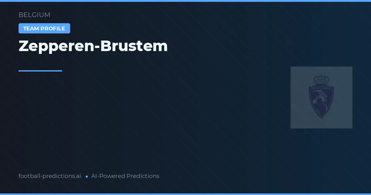 Zepperen-Brustem voorspellingen & statistieken