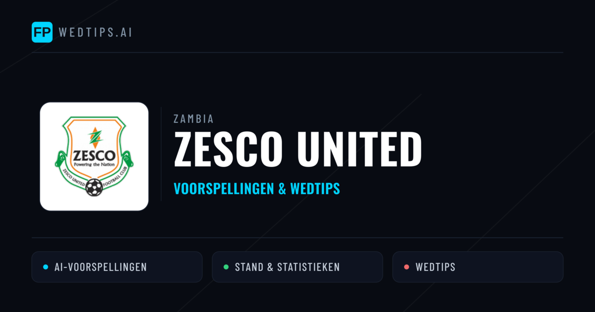 ZESCO United voorspellingen & statistieken