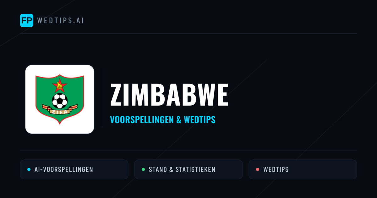 Zimbabwe voorspellingen & statistieken
