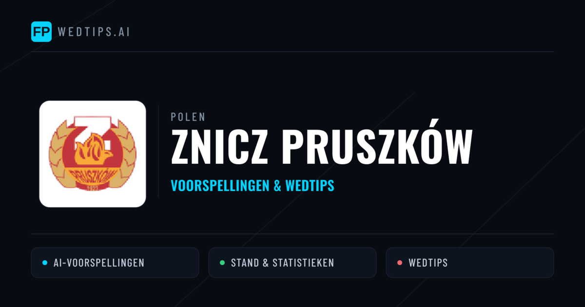 Znicz Pruszków voorspellingen & statistieken
