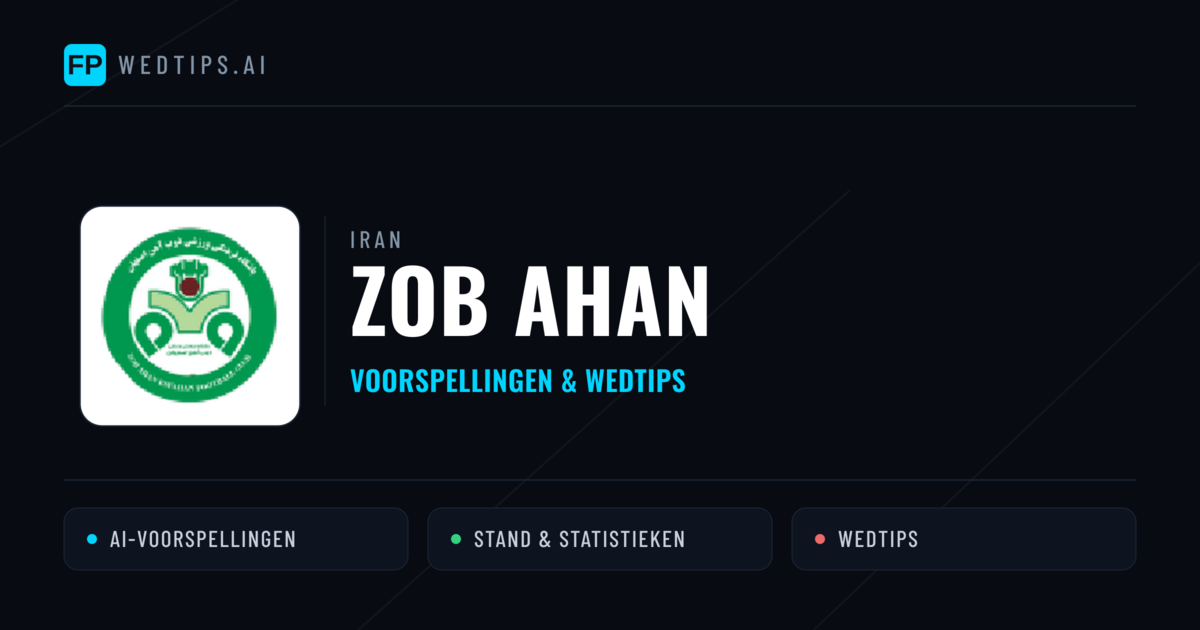 ZOB Ahan voorspellingen & statistieken
