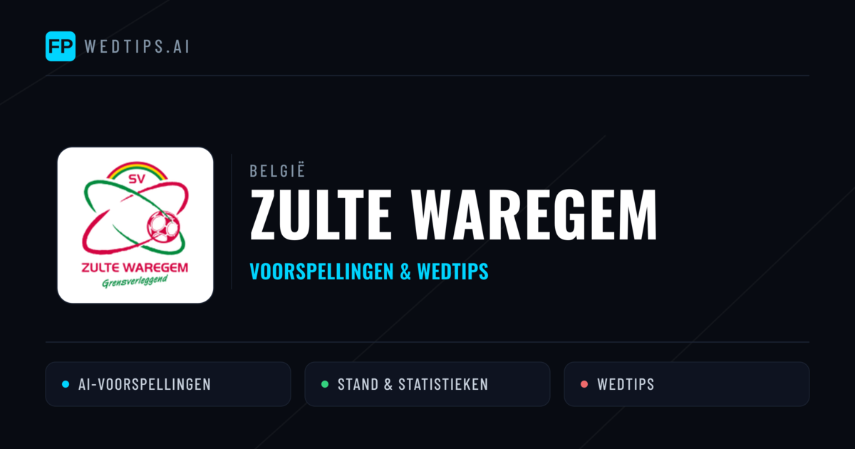 Zulte Waregem voorspellingen & statistieken