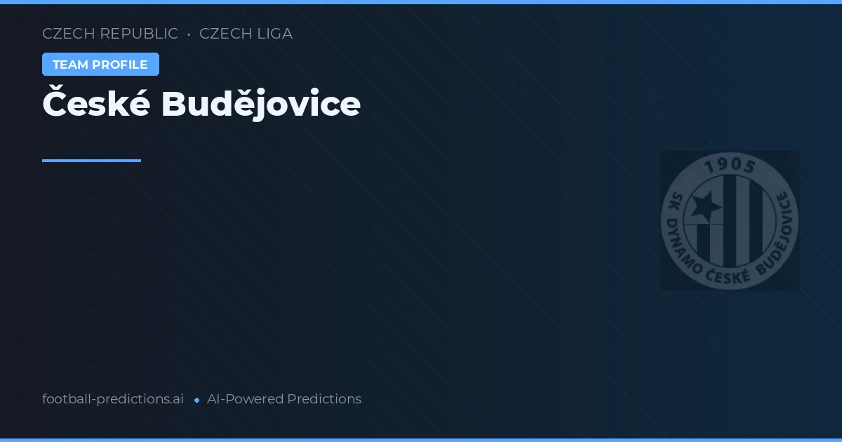 České Budějovice voorspellingen & statistieken